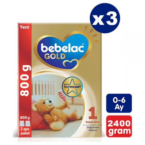Bebelac Gold 1 Bebek Sütü 800 gr x 3 Adet